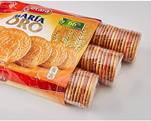 Cuetara - Bolacha Maria Oro - Golden Maria Biscuits - 800g (4x200g) - Product of Spain