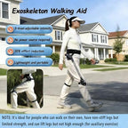 Bionic Body Power Walking Aid, Wearable Robotic Bionic Exoskeleton Walking Assist, Stroke Hemiplegia Bionic Body Power Walking Aid for Lower Limb Rehabilitation Trainer(Rightleg,Large)