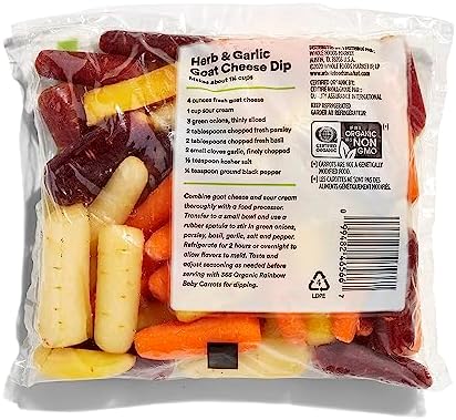 365 by Whole Foods Market, Organic Rainbow Baby Carrots, Cut & Peeled, 12 oz