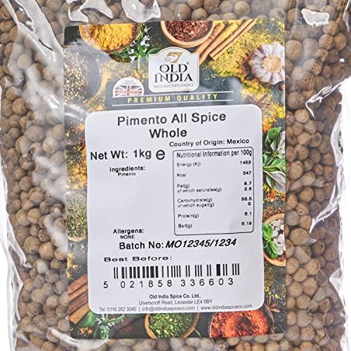 Old India Pimento All Spice Whole 1 Kg