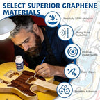 Guitar Shielding Paint, Conductive Paint, Noise Reduction, Reduces Hum, Excellent Adhesion, Water-Based Formula for Guitar Cavity Shielding, Black, 50G (Resistivity: 10-90 Ohms/cm)