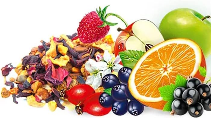 Multifruit Tea Mix by Malwa (Herbatka Owocowa) 100g/3.52oz Apple Rowan Chokeberry Hawthorn Pineapple Blackcurrant Rosehip Hibiscus Orange - Non Caffeine - Product of Poland
