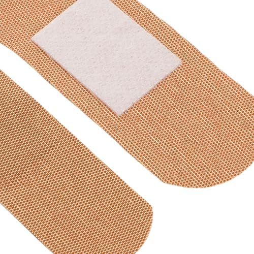 SUPVOX 100pcs Elastic Finger Wraps and Adhesive Bandage Strips, Breathable Elastic Cloth Knuckle Bandages, Flexible Waterproof Adhesive Patches for Sports Outdoor First Aid