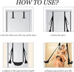Over The Door Swing Sex Adults Heavy Duty Door Mount Sex Slingshot Swing for Adults,Adjustable Sex Straps Door Bondage Holds up to 300lbs Bondage Spreader Leg Open for Women Sweater 17MA