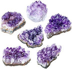 Jovivi Amethyst Clusters, Natural Raw Amethyst Geode Healng Crystals Stone Rock Crystal Cluster Druzy Gemstone Specimen for Witchcraft