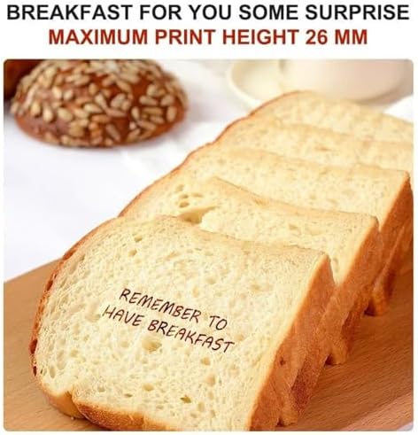 Mini Handheld Coffee Print, Portable Inkjet Printer & Edible Printer for Cakes Bread Coffee Foodies Art Cooking