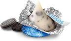 Cookies & Cream Kisses Candy - 1.5 lb Bulk Bag - White Creme Kiss-Shaped Candy (Approx. 150 Individually Wrapped Pieces) for Sweets Bowls, Party Favors, Baby Showers, Dessert Tables & Baking