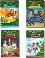 Magic Tree House Boxed Set, Books 1-4: Dinosaurs Before Dark, The Knight at Dawn, Mummies in the Morning, and Pirates Past Noon