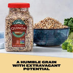 RiceSelect Tri-Color Quinoa, Premium Gluten-Free Seed, Star-K Kosher, and Non-GMO Quinoa, 22-Ounce Jar