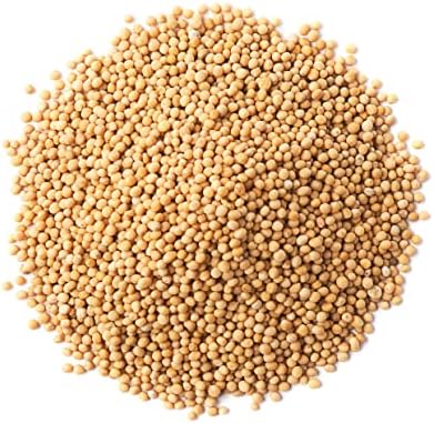 Food to Live Organic Yellow Mustard Seeds, 1 Pound Non-GMO, Whole Dried Spice, Vegan, Kosher, Bulk, Spicy, Pungent Flavor. High in Selenium, Fiber for Pickling, Homemade Dips, Dressings, Marinades