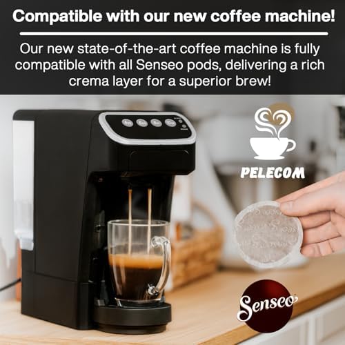 Senseo Espresso Coffee Pods – 48 Count – Powerful & Aromatic Dark Roast – Single-Serve Coffee Pads Compatible with Senseo Machines – Imported from the Netherlands
