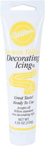Wilton Yellow Icing Tube, Lemon