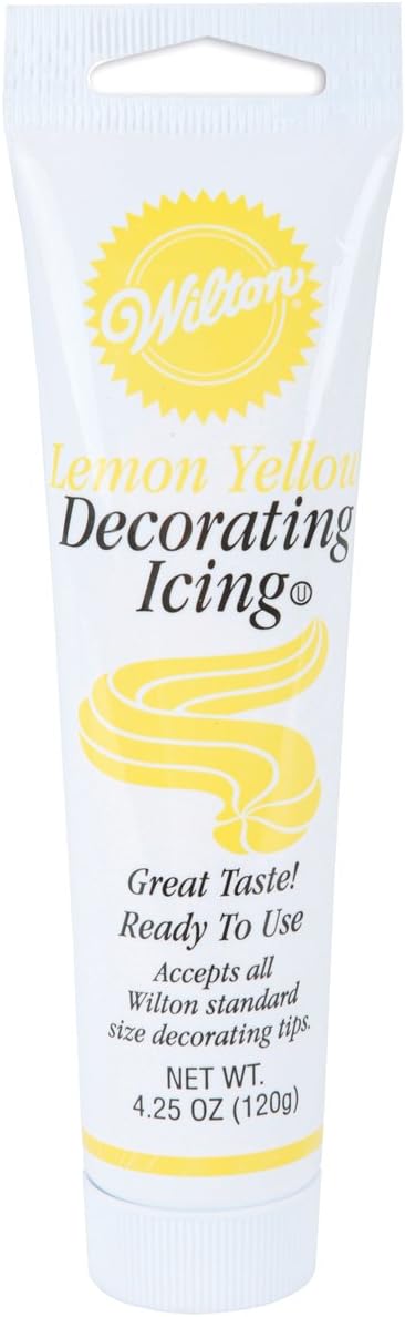 Wilton Yellow Icing Tube, Lemon