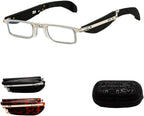 Foldable Anti-Blue Light Reading Glasses (With Free Case), Presbyopic Glasses Anti-Blue Light for Men, Women