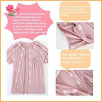 Unisex Bedridden Patient Clothing,Easy to Wear and Take Off, Modal,for Bedridden Patients,the Elderly,Fractures Gray (L)