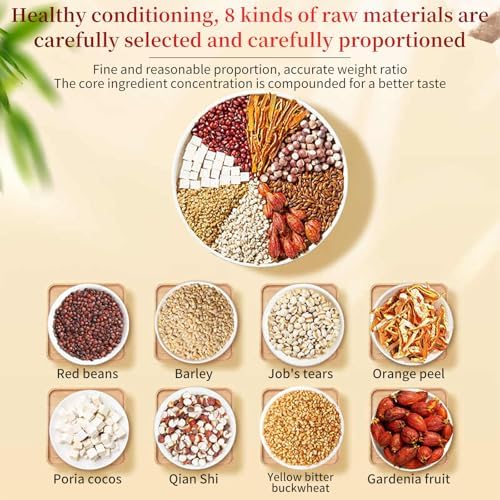 DOZO Shiqing Tea Dampness Clearing Herbal Tea Red Bean Coix Seed Tea Bags 40bags Dispelling Dampness Tea 红豆薏米茶 祛湿茶 去湿茶 湿清茶 湿轻茶