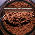 Civilized Coffee Instant Colombian Coffee Granules – Classic Roast, Non-GMO, 4.5 oz Jar (50 Servings)