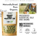 APSOGO Organic Greek Mountain Tea - Premium Quality & Excellent Taste - 3.52oz Loose Leaf