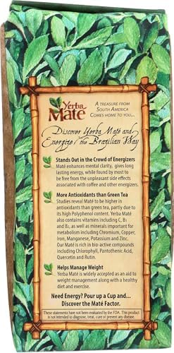 THE MATE FACTOR Organic Fresh Green Yerba Mate, 12 OZ