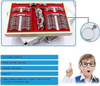 104pcs Professional Optometry Eye Equipment,Optical Trial Lens Frame Set,Ophthalmic Instrument Optical Trial Lens Set,w/Metal Rim Aluminum Case+Free Trial Frame