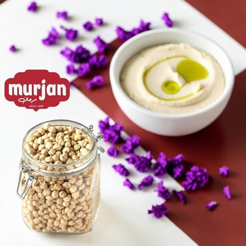 Murjan Dry Chickpeas 2 lb (908 g) – Premium Turkish Garbanzo Beans, High in Protein & Fiber – Dried Whole Chickpeas for Hummus, Falafel, Salads & Mediterranean Cooking