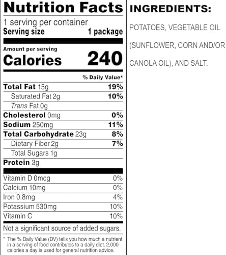 Lay's Classic Potato Chips, 1.5 Oz Bag, Value Pack of 12, Bundled By Shoppyway