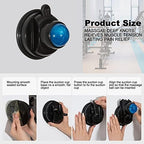 2 in 1 Mountable Massage Roller Ball, Suction Cup Back Massager Muscle Massage Ball for Relieve Muscle and Joint Pain Relax Full Body