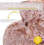 Hot Water Bottle - with Soft Premium Fleece Cover - Dusky Pink, 2L - Heating Pad for Menstrual Cramps and Period Comfort - Bed Foot Warmer - Hot & Cold Compress for Back, Stomach, Neck Pain Relief
