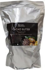 Kyabo 100% Pure and All Natural Cocoa Butter - 3lb - Food Grade - great for making lip balm, cream, hair products, candle, hair removal and craft projects - Made with Organic Cacao