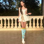 Junely Compression Socks for Women Knee High Stockings for Running Athletic Nurses Work Support Travel Flight Sports Gifts