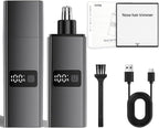 Ear and Nose Hair Trimmer,Gifts for Men,Professional PainlessFacial Hair Trimmer for Men Women,Portable Design USB Rechargeable,Travel Trimmer,Removable and Washable