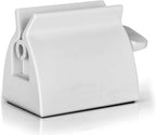Rolling Tube Toothpaste Squeezer Toothpaste Seat Holder Stand for Bathroom Accessories（White ）