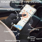 Copper Arthritis Gloves for Women Men, Full Finger Compression Gloves for Arthritis, Carpal Tunnel, Pain Relief, Swelling, Rheumatoid, Typing, Adjustable Wrist Strap (2pair, S/M)