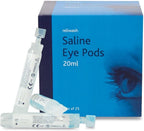 Reliance Medical 901 Sterile Saline Eyewash 20 mL Ampoules, Plastic (Pack of 25)