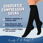 Laite Hebe 4 Pairs-Compression Socks for Women&Men Circulation-Best Support for Nurses,Running,Athletic