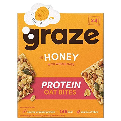 Graze Honey & Oat Protein Bites - 4 x 30g