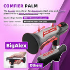 BigAlex Folding Walking Cane with Two Led Lights for Elderly Solid Base Adjustable Walking Stick with Carrying Bag for Men Women