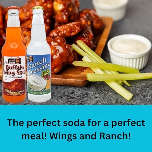 Generic Lester's Fixins Soda | 12 Pack of Unique, Weird, and Unusual Flavors of Food Soda Pop with Real Cane Sugar | 12 oz Glass Bottles in a Mixed 12 Pack Sampler with Crazy Soda Pop Bottle Opener