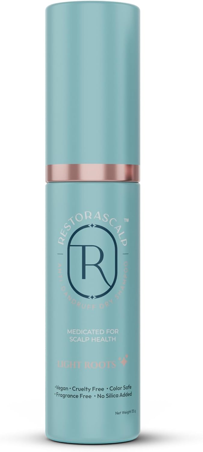 Medicated Dry Shampoo for Dandruff, Seborrheic Dermatitis Dermascalp and Psoriasis Treatment