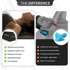 Lumia Wellness Cervical Orthotic Traction Block, Firm, Spinal & Neck Alignment, Cervical Traction Device & Neck Stretcher