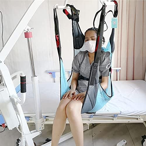 Patient Lifting Slings Hoist for Lifting Elderly, Padded Toileting Patient Lift Sling with Head Support, Divided Leg Shower Sling for Patient Lifts, Heavy Duty Transfer Sling