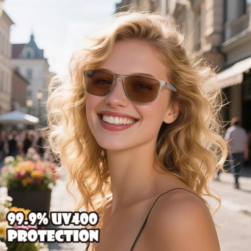 2 Pack Reader Sunglasses Men Women UV400 Protection Lightweight Outdoor Full Lens Reading Sunglasses- Not Bifocals