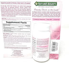 Nature's Bounty Hair Growth Supplement, 1 Per Day, Clinically Shown to Support Thicker, Fuller Hair, with Biotin, Silicon & Arginine, 90 Capsules