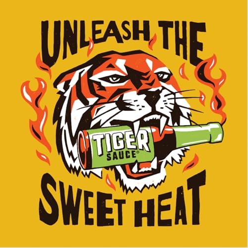 Tiger Sauce Original Hot Sauce, 5oz Bottle (Pack of 2)