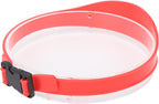 Pwshymi DIY Hair Trimming Template Creative Curved Design for Boys Men Haircut Band Breathable Silicone Home Hair Trimming Guide for Neckline Styling Tool (Red)