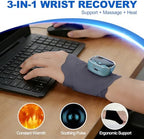 Hand Massager with Heat - 5 Modes, 9 Intensity Levels,3 Heat Settings, Cordless & Rechargeable