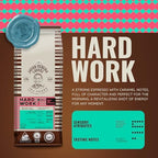 Javier Pereira Coffee Colombian Specialty Coffee Ground Hard Work – Dark Roast Arabica – Bold Espresso Flavor & Caramel Sweetness – Certified Café de Colombia – 8.8 oz