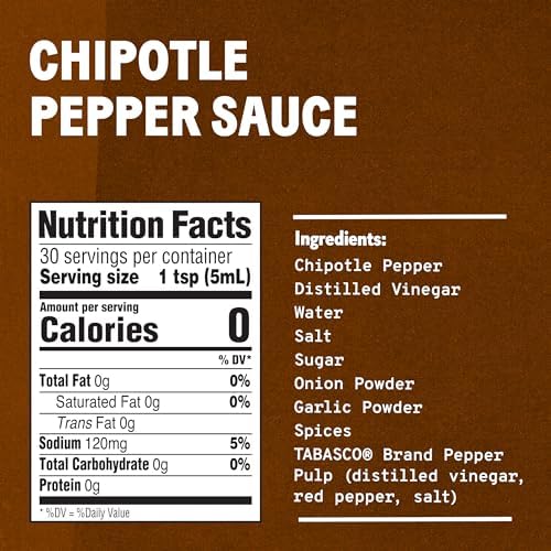 TABASCO® Brand Chipotle Pepper Sauce, 5 oz (Pack of 12)