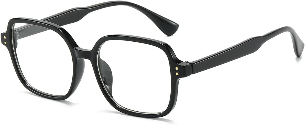 LJCZKA Blue Light Blocking Glasses Square for Women and Men,Retro 90s Rectangle Computer Gaming Glasses