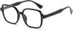 LJCZKA Blue Light Blocking Glasses Square for Women and Men,Retro 90s Rectangle Computer Gaming Glasses